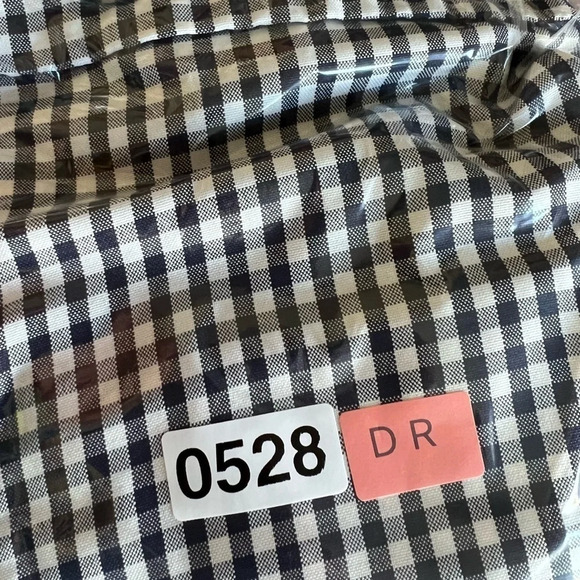 Women’s Quartz Vintage blazer front white blue navy button shoulder pad size 14. - Picture 16 of 16